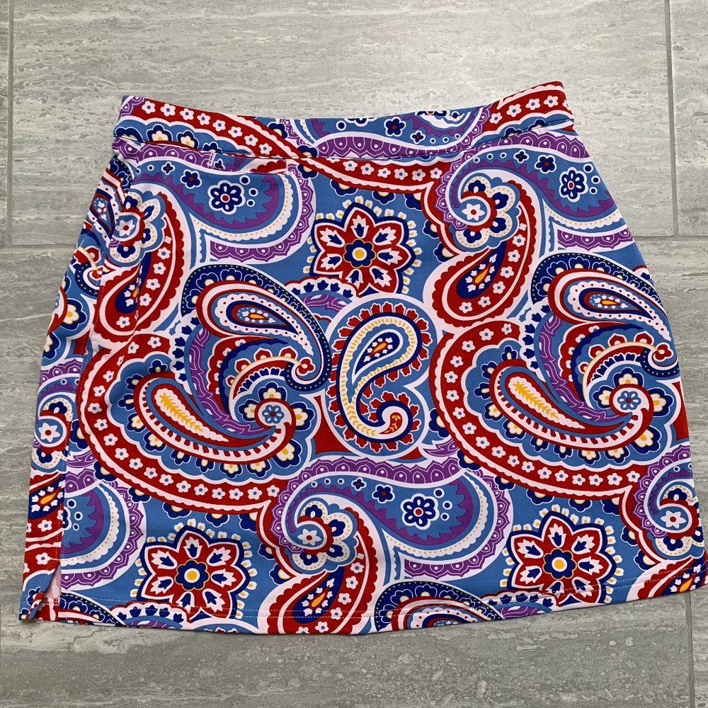 Peter Millar Paisley Athletic/Golf Skort